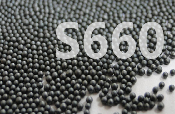 Oberflächenbehandlungs-Form-Stahl schoss S660 ringsum Bälle asphaltieren schwarze Farbe