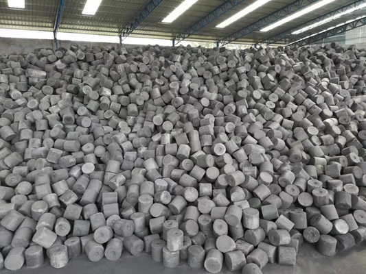 Veraschen Sie 12,5% Zylinder gebildeten Gießerei-Koks-hohen färbenden Wert 120 X130mm