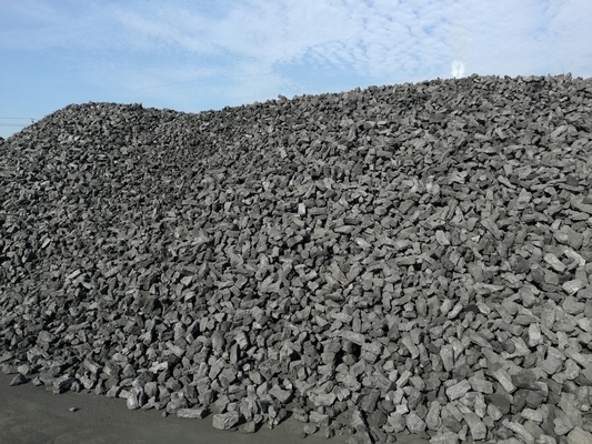 Metallurgischer Koks-hohes Kohlenstoff-Blockformatmaterial 30-80mm der Asche12%